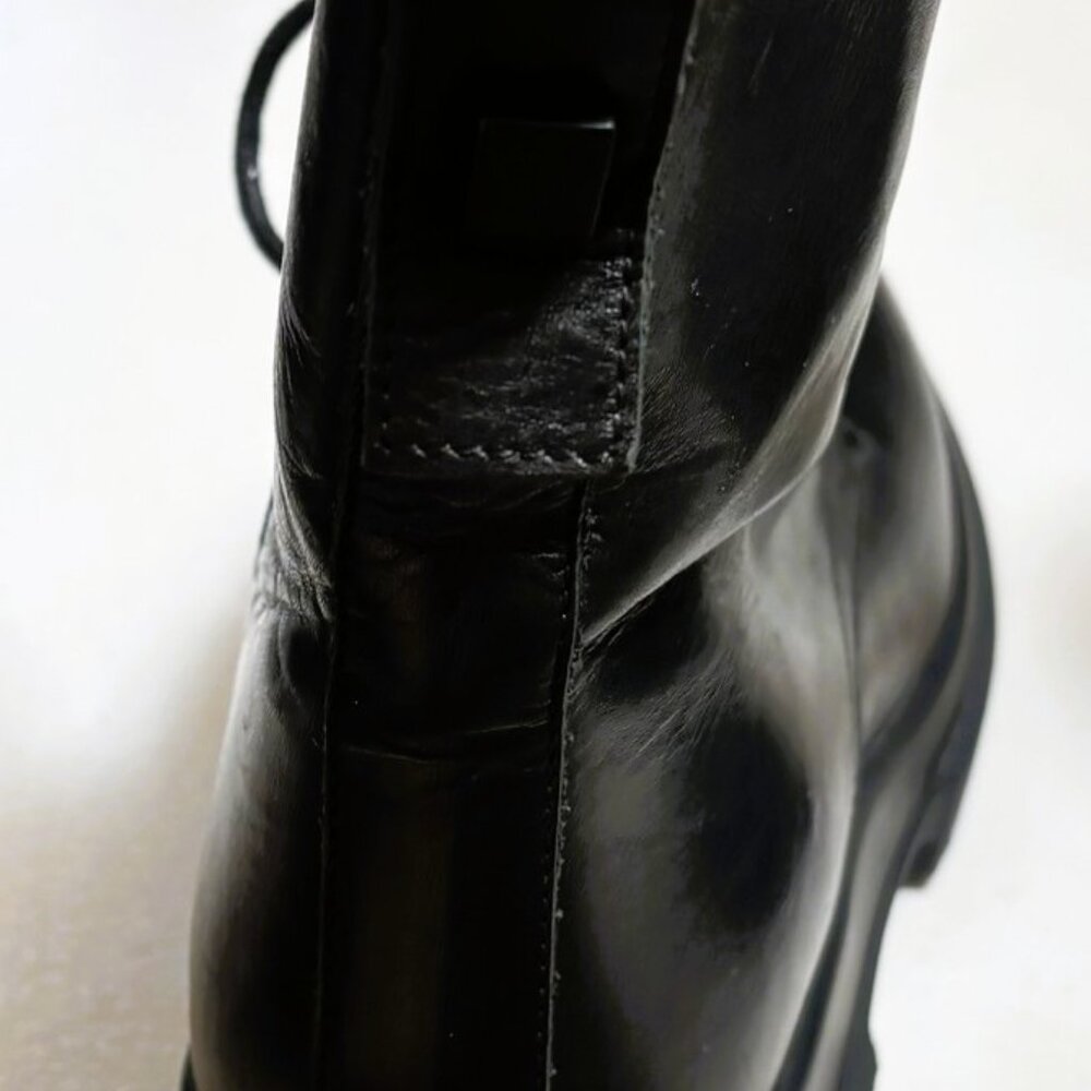 La Canadienne Women's Brendan Waterproof Combat Boot Sz 7 made in Italy - Picture 8 of 15